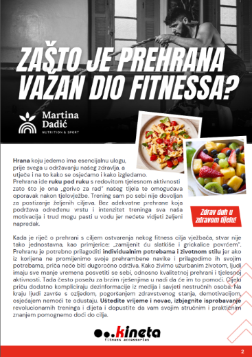 Slika od E - Knjižica Prehrana u fitnessu - PDF