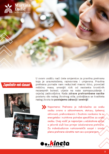 Slika od E - Knjižica Prehrana u fitnessu - PDF